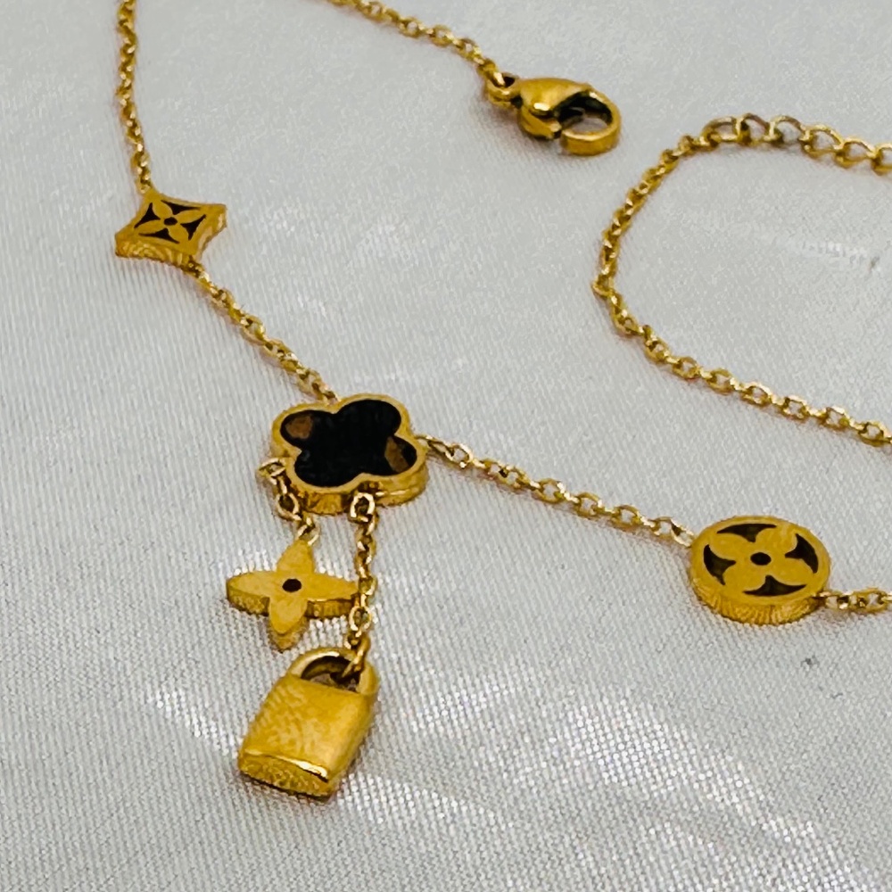 18K Gold Plated Luxury Anklet - Picture 4 of 4